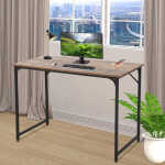 NiamVelo Computer Desk 40 inches Home Office Desk Modern Simple Style PC Desk with Sturdy Metal Frame for Adults & Kids, Vintage