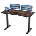 AIMEZO Electric Standing Desk, 48 x 24 inch Adjustable Height Desk with Whole-Piece Tabletop, Stand up Desk for Home Office