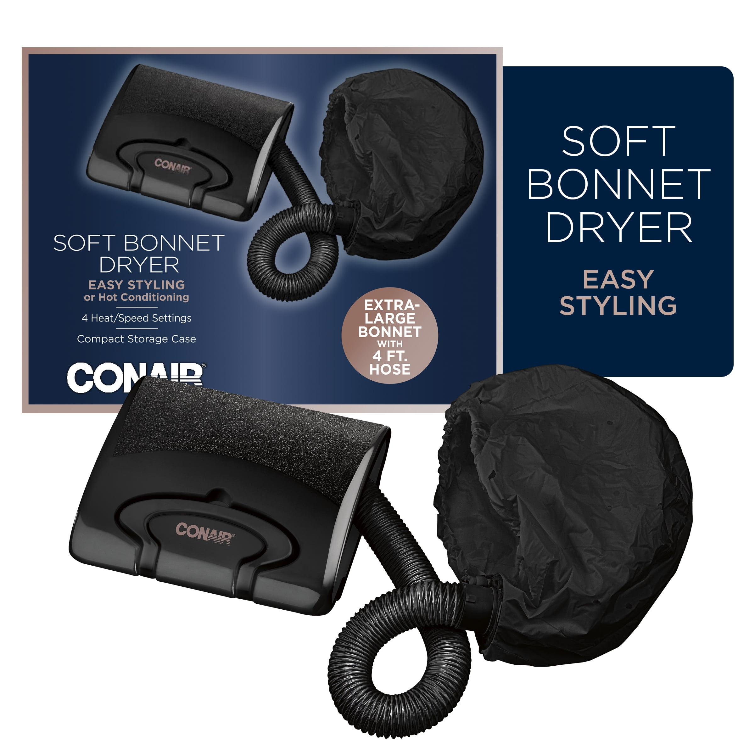 Conair Black Soft Bonnet Hair Dryer