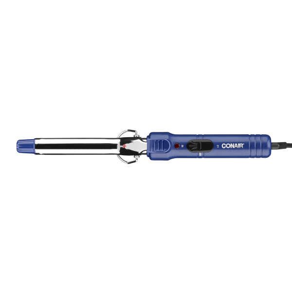 Conair Curly Curls Professional 0.75" Titanium Spring Hair Curling Iron, Blue, CD35N