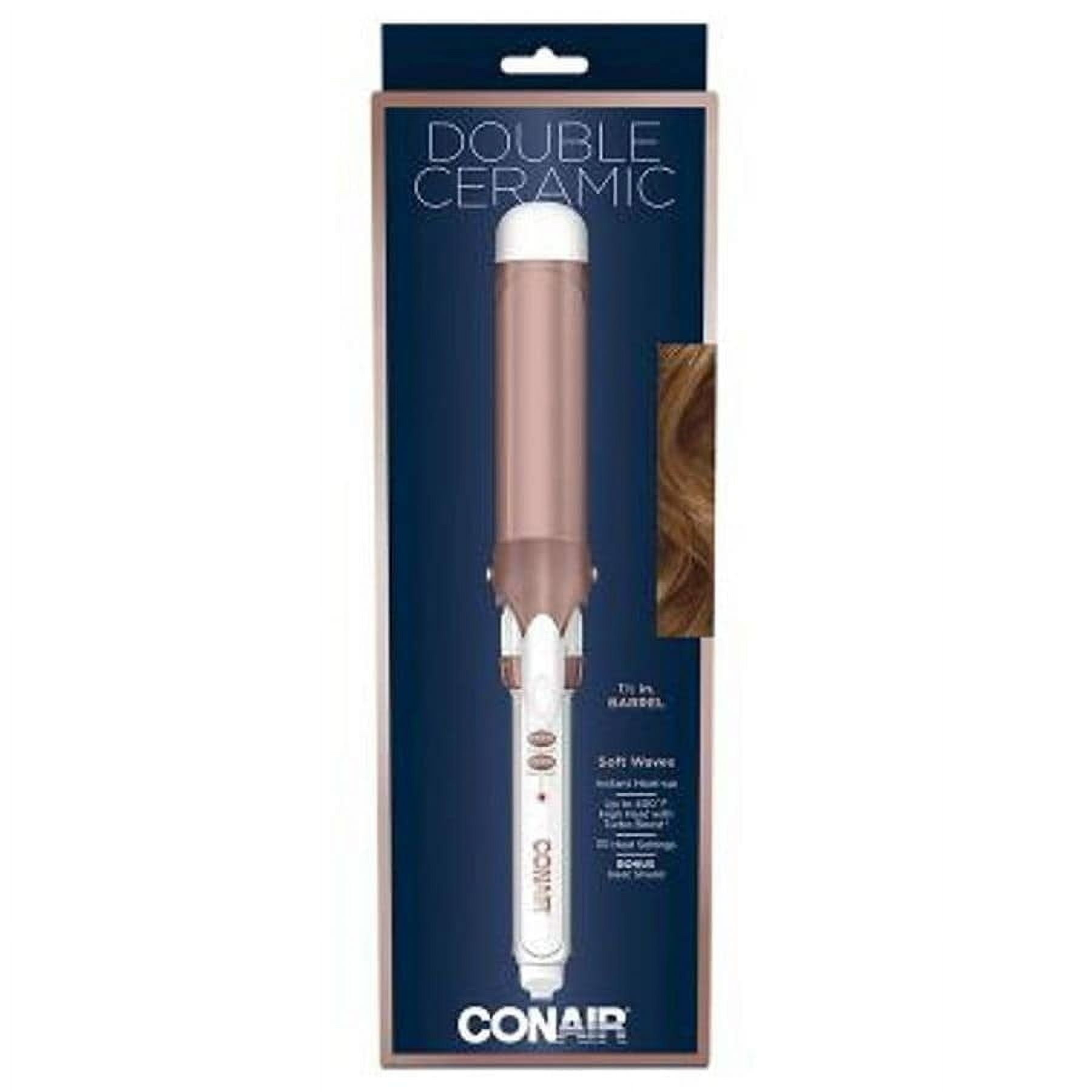 Conair Double Ceramic Curling Iron 1-1/2 Inch 1-1/2 inch 1.0 ea