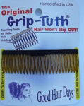 Good Hair Days 3 .. 1/4 Inch Grip-Tuth Shorty .. Comb - Shell