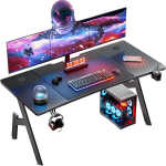 HLDIRECT 47 inch Gaming Desk, Ergonomic Gamer Table, Computer Table, Pc Workstation