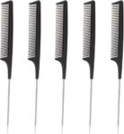 Hair Parting Combs, 10pcs Rat Tail Combs Fine Teeth Smoothing Rounded Surfaces Pointed Hair Parting Combs