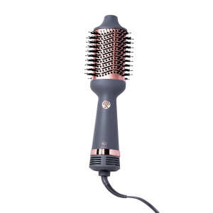Hairitage Ceramic Volumizing Blow Dryer Brush for Curling and Straightening