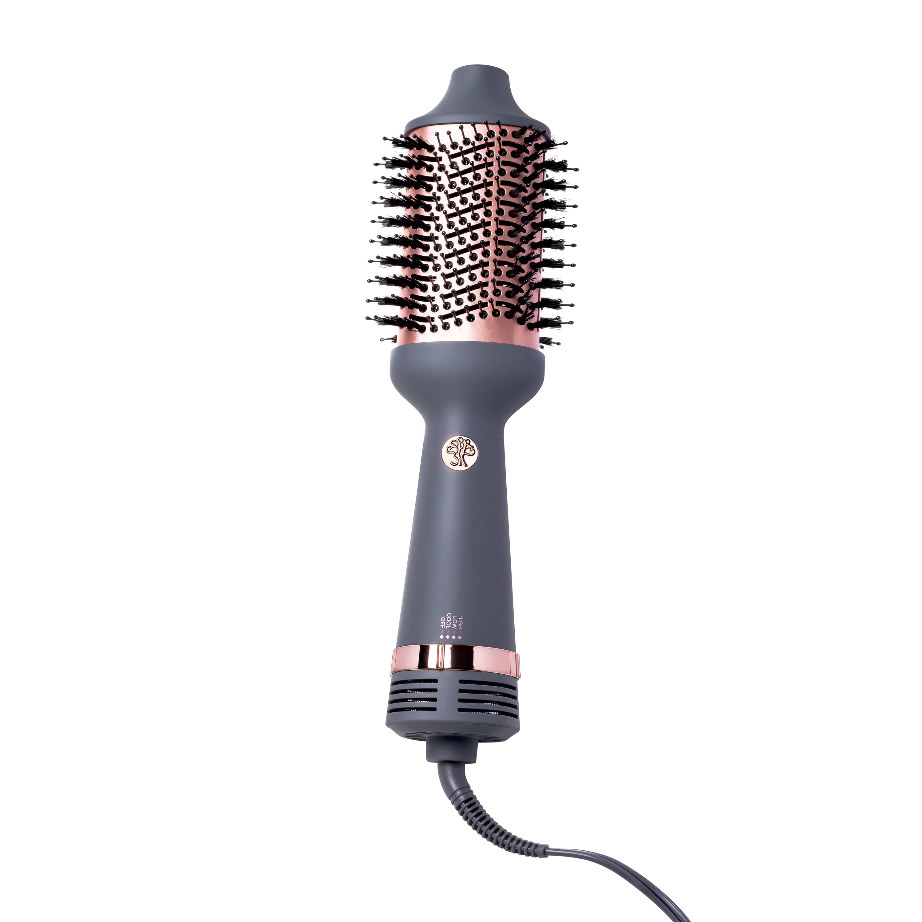 Hairitage Ceramic Volumizing Blow Dryer Brush for Curling and Straightening