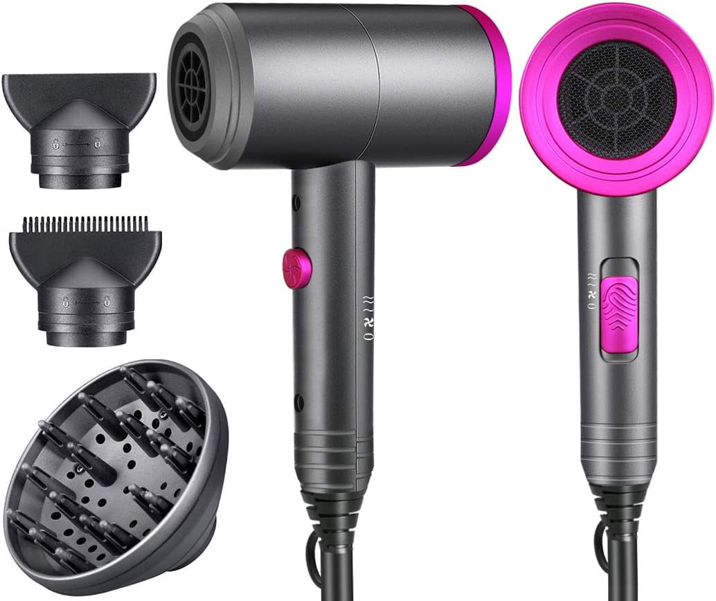 Hairspower Ionic Hair Dryer - Powerful 1800W, Frizz-Free Technology, Travel-Friendly Design