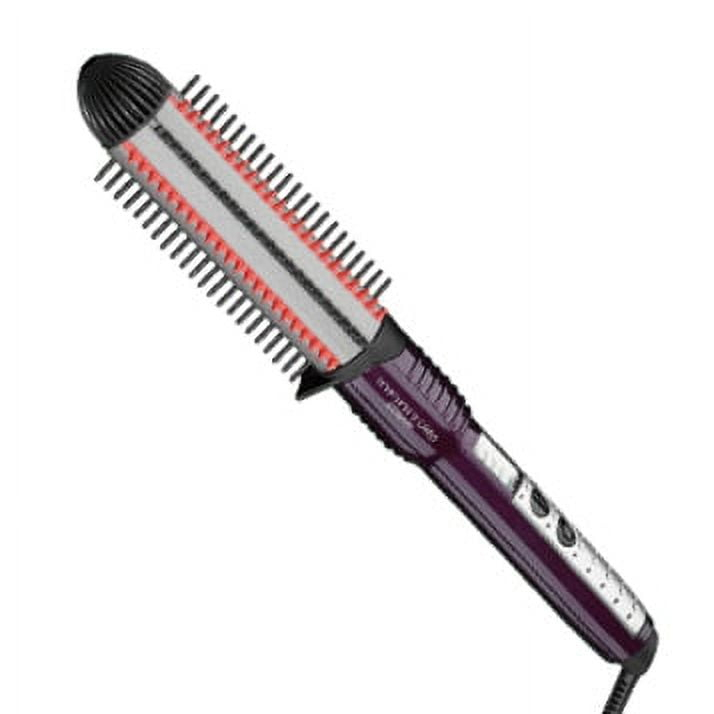InfinitiPRO by Conair Nano Tourmaline Ceramic Hot Air Brush, 1.25" Hot Curl Brush BC3NWP