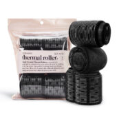 Kitsch Ceramic Thermal Compact 8-Piece Hair Rollers, Black