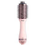L'ange Hair Le Volume 2-in-1 Titanium Blow Dryer Brush Blush Hot Air Brush with Oval Barrel