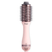 L'ange Hair Le Volume 2-in-1 Titanium Blow Dryer Brush Blush Hot Air Brush with Oval Barrel