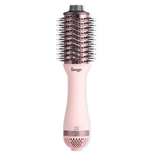 L'ange Hair Le Volume 2-in-1 Titanium Blow Dryer Brush Blush Hot Air Brush with Oval Barrel