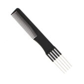 MANNYA Professional Fine-tooth Metal Pin Hairdressing Portable Hair Styling Rat Tail Comb
