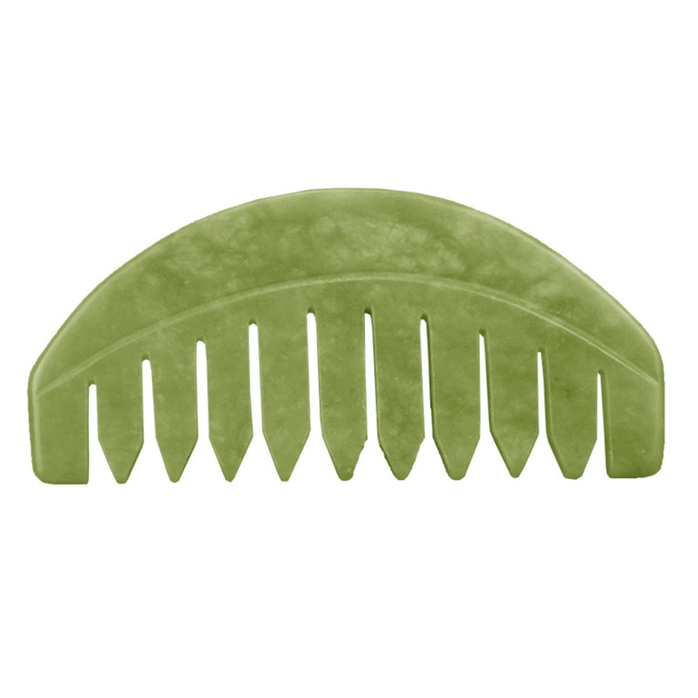 Massage Comb Crimper Hair Tool Body Scraping Jade Hairbrush Scraper Head Board Scalp Combs Man