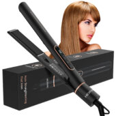 NEXPURE Professional 1" Flat Iron 2 in 1 Hair Straightener & Curling Iron Salon Styling Tool
