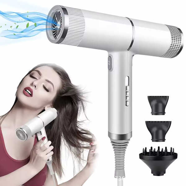 Professional 2500W Ionic Hair Dryer with Diffuser &ndash High-Speed, Lightweight Blow Dryer for Women, Fast Drying, Anti-Frizz &