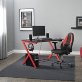 Quest for PC Gaming, Computer Desk With Charging Station, Cup And Headphone Holder