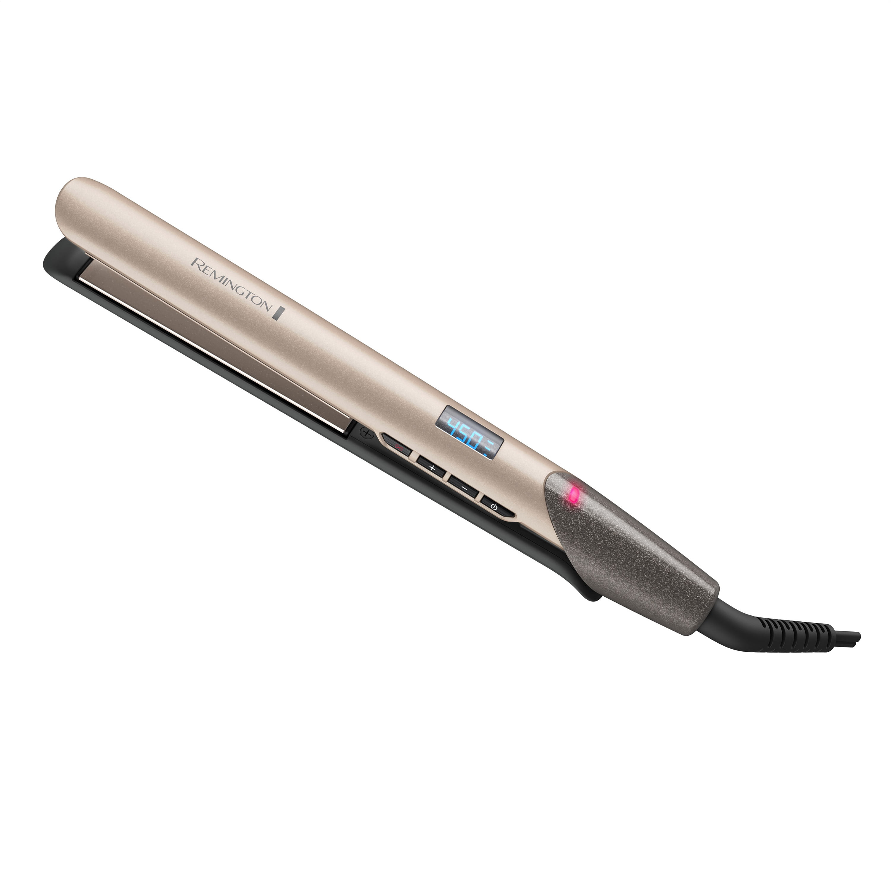 Remington Pro Color Care Technology Professional 1" Ceramic Flat Iron Hair Straightener, Champagne