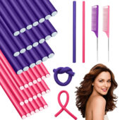 SPOKKI 42-Piece Flexible Curling Rods Kit with Flexi Rods