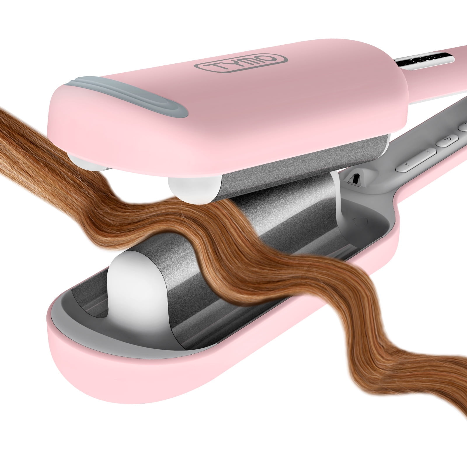 TYMO ROVY Curling Iron & Hair Crimper with 3 Barrels, Ionic Deep Waver Hair Styling Tool, Dual Voltage, Easy to Use,1.25 Inch,