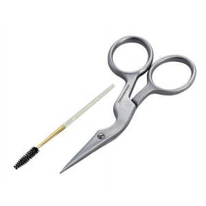 Tweezerman Stainless Brow Shaping Scissors and Brush