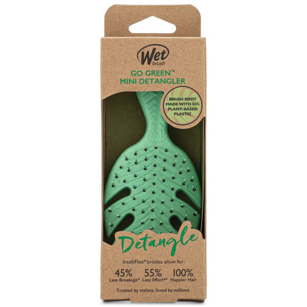 Wet Brush Go Green Mini Detangler, Travel Size - Green 1 CT