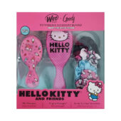 Wet Brush Hello Kitty Womens Girls Hair Detangler Brush Set And Scrunchies