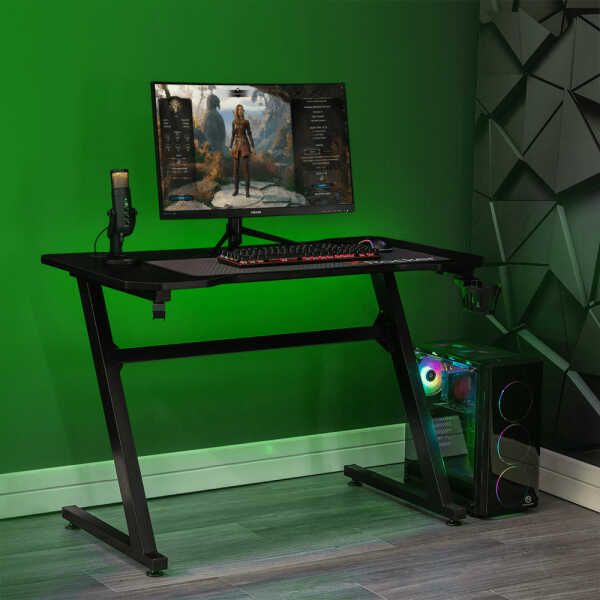 X Rocker Raven Gaming Desk