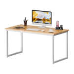 ZenSports 47-inch Home Office Computer Desk Modern Large MDF Study Desk Black