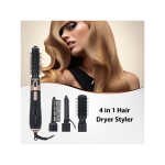 Hair Dryer Brush,BEYCED 4 in 1 Hot Air Brush for Straightening/Curling/Drying,for Women Hair Dryer Styler and Volumizer Hair