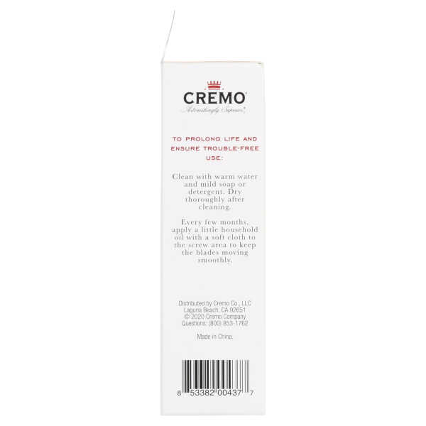 Cremo Men's Beard Shears, Perfect for Mustache & Beard Trimming, Brown, All Hair Types, 1 Ct