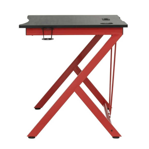 Quest for PC Gaming, Computer Desk With Charging Station, Cup And Headphone Holder