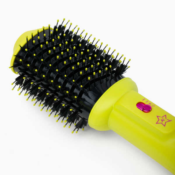 3in1 Blowout Brush Styling Tool - Round Volumizing Blowout Brush, 3 Temp Settings, Professional Salon Quality Tool Hot Brush,