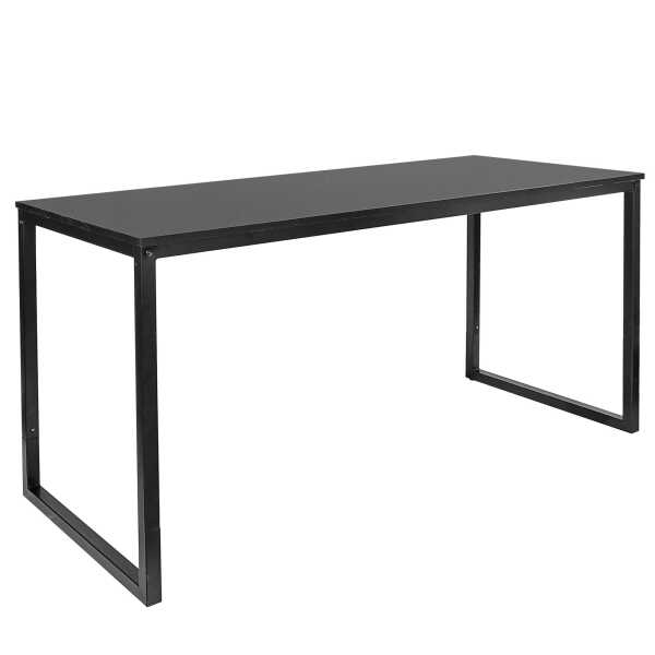 ZenSports 47-inch Home Office Computer Desk Modern Large MDF Study Desk Black