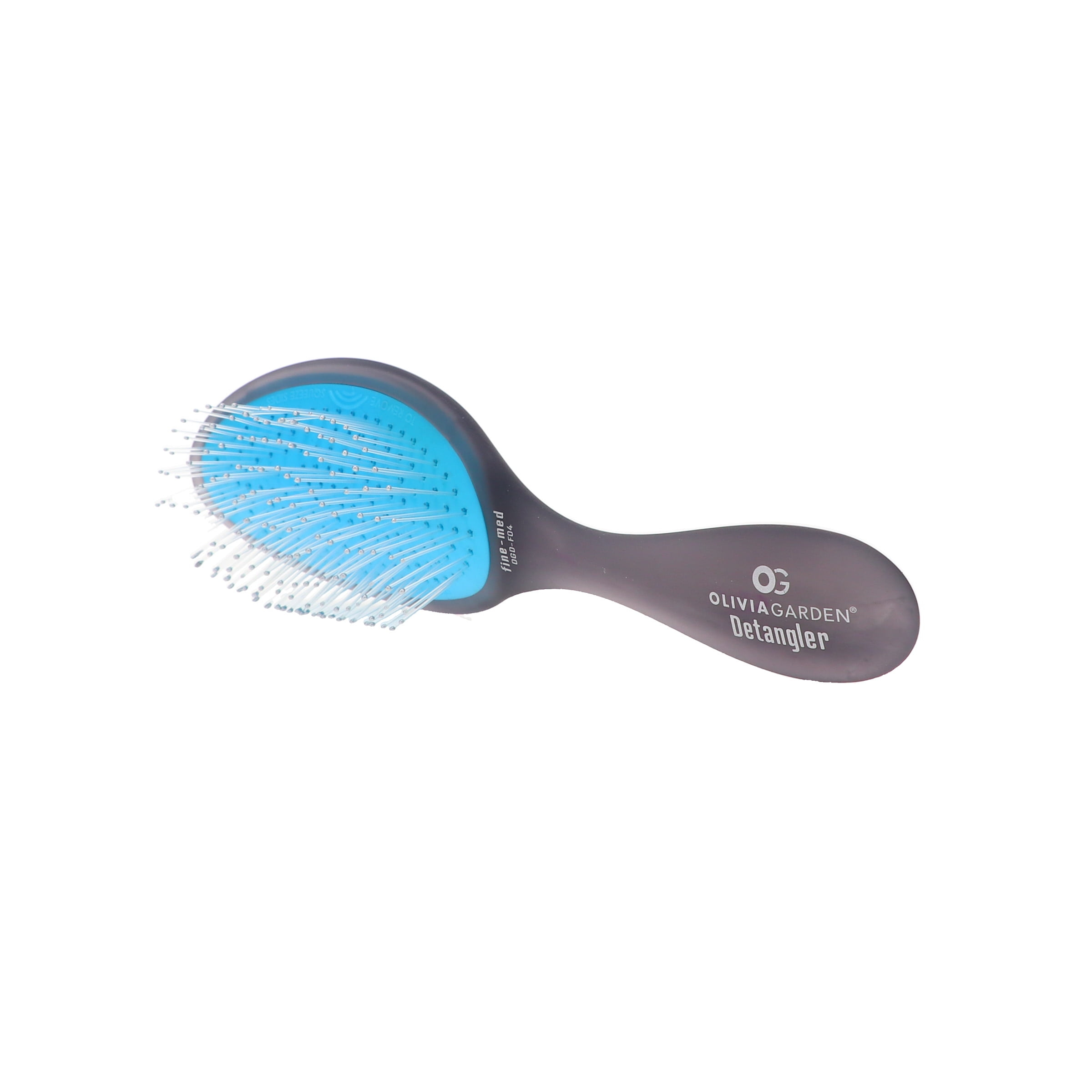 Olivia Garden OG Brush Detangler, removable cushion, scalp hugging shape massages the scalp, for wet or dry hair, for women, men
