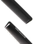 MANNYA Professional Fine-tooth Metal Pin Hairdressing Portable Hair Styling Rat Tail Comb