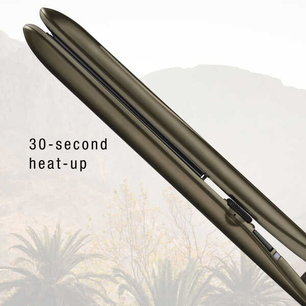 Conair Wild Primrose Professional 1" Ceramic Flat Iron Hair Straightener, Brown, Model CS650