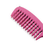 The Knot Dr. for Conair Double Detangler All Purpose Comb with Removable Metal Teeth, Pink
