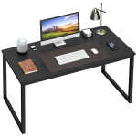 ZenSports 47-inch Home Office Computer Desk Modern Large MDF Study Desk Black