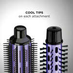 Conair 2-in-1 Hot Air Curling Combo, Includes 1.5-inch Curl Brush and 1.0-inch Aluminum Bristle Brush CD160NN