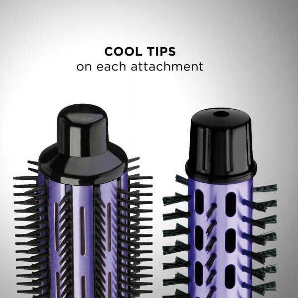 Conair 2-in-1 Hot Air Curling Combo, Includes 1.5-inch Curl Brush and 1.0-inch Aluminum Bristle Brush CD160NN