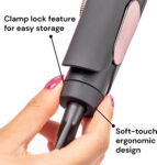 L'ange Hair Le Titane 2-in-1 Titanium Flat Iron Hair Straightener and Curler
