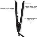 L'ange Hair Le Titane 2-in-1 Titanium Flat Iron Hair Straightener and Curler