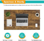 BestOffice 40" Computer Home Office Gaming Desk Desk Engineered Wood Shelves, Craft Desk Study Writing Table for Home