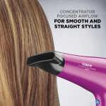 Conair 1875 Watt Cord-Keeper Hair Dryer with Ionic Conditioning, Pink