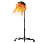 KFFKFF Ionic Hair Dryer with Hood, 1875W Professional Bonnet Hair Dryer, Timer Function, 3 Heat Settings & Speed Control,