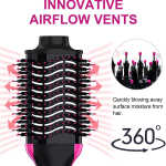 DEISNGB Professional Hair Dryer Brush, Hot Air Brush, One Step Hair Dryer & Hot Air styler for Hair Salon, Blowing