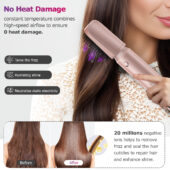 RACCOMB 5-in-1 Hair Styler, Air Styling & Drying System, Powerful Hair Dryer Brush & Multi-Styler with Auto-Wrap Curlers, Oval