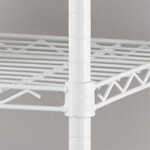 Hyper Tough 5-Tier Wire Storage Shelves, 36" W x 16" D x 72" H, 1750 lb Load Capacity, Black