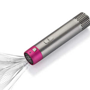 5-in-1 Electric Hair Dryer Brush - Negative Hair Styler with Detachable Brush Heads - Blow Dryer Brush for Straightening and
